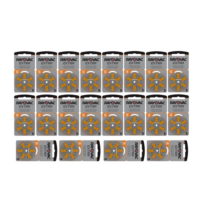 POWERDEAL 72 PIECES RAYOVAC EXTRA 13, PR48 HEARINGAID BATTERIES POWERDEAL 72 PIECES RAYOVAC EXTRA 13, PR48 HEARINGAID BATTERIES
