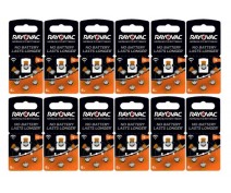 POWERDEAL 72 PIECES RAYOVAC ACOUSTIC SPECIAL 13, PR48 HEARINGAID BATTERIES