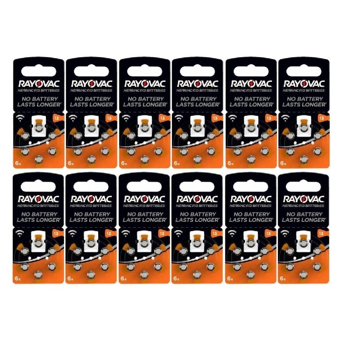 POWERDEAL 72 PIECES RAYOVAC ACOUSTIC SPECIAL 13, PR48 HEARINGAID BATTERIES POWERDEAL 72 PIECES RAYOVAC ACOUSTIC SPECIAL 13, PR48 HEARINGAID BATTERIES