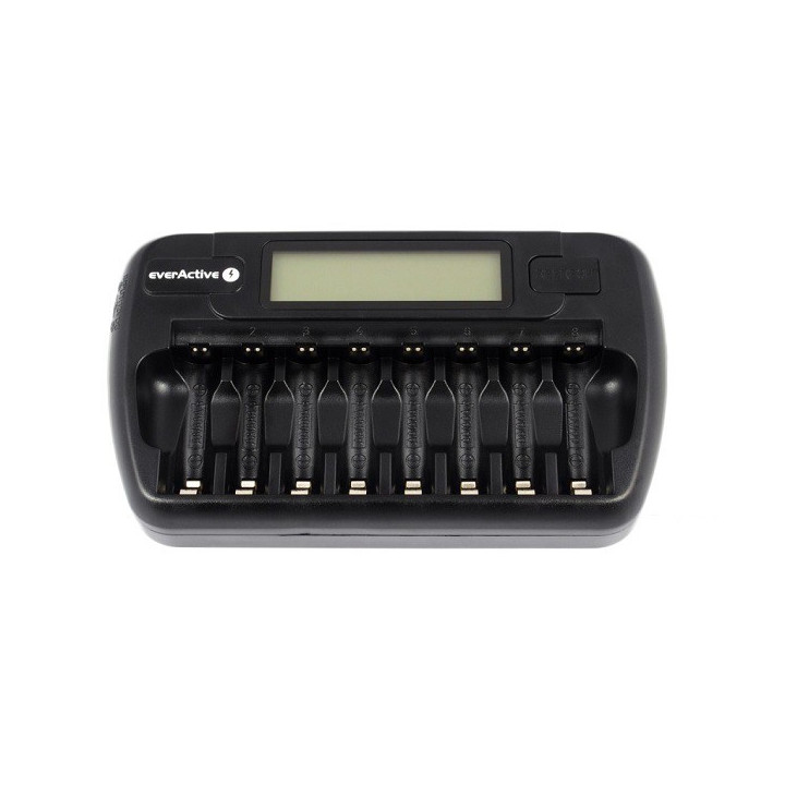 Everactive NC800 intelligente lader voor AA of AAA batterijen.