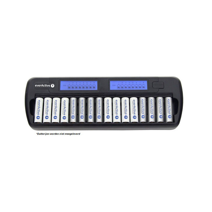 Everactive NC1600 intelligent charger 16 x AA en/of AAA