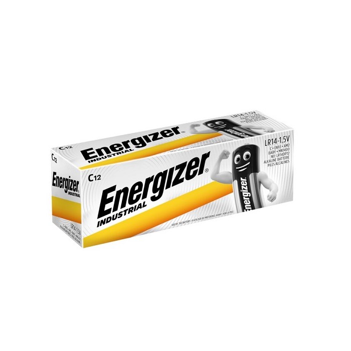 10 STUKS ENERGIZER INDUSTRIAL LR14, C ALKALINE