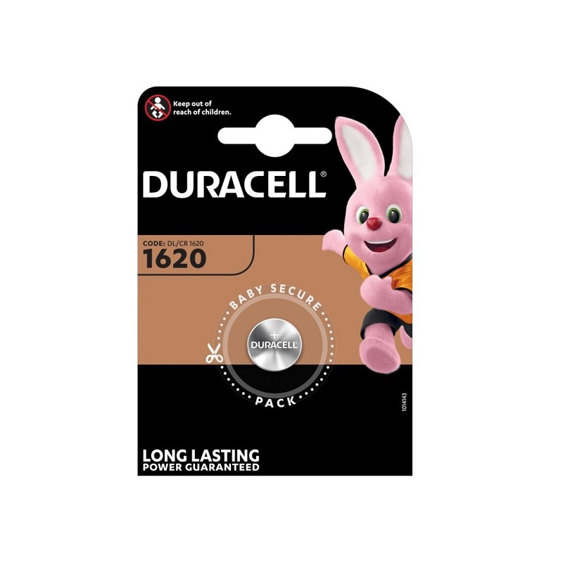 2 PCS BUTTONCELL LITHIUM DURACELL CR2016