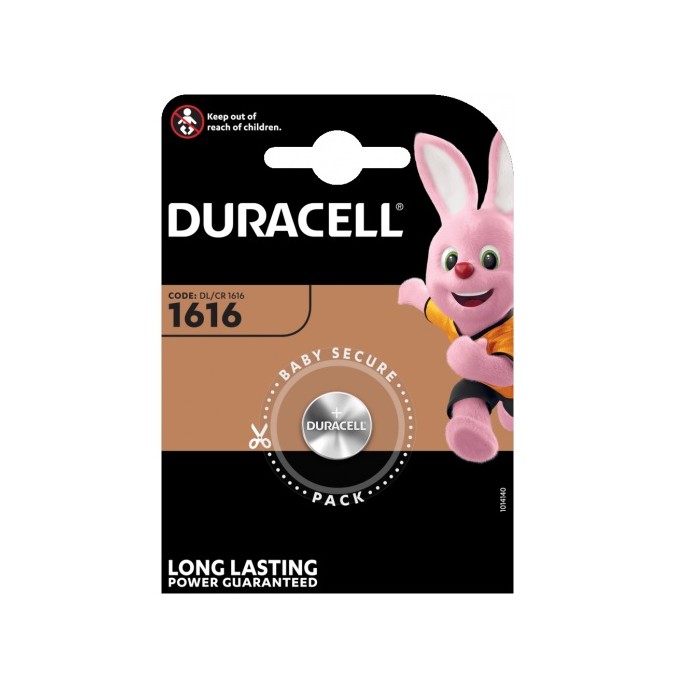 KNOOPCEL LITHIUM DURACELL CR1616