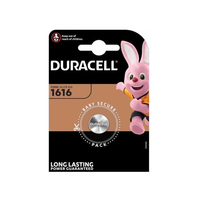 KNOOPCEL LITHIUM DURACELL CR1616