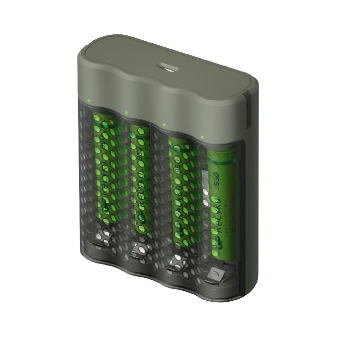 GP M451 USB BATTERYCHARGER INCL. 4 x AAA 950 RECYKO