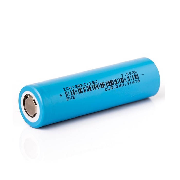 EVE INR18650-26V UNPROTECTED 2500mAh -7,6A