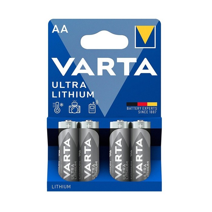 4 STUKS VARTA FR14505 ULTRA LITHIUM AA 