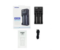 XTAR VC2SL USB LADER VOOR Li-Ion, Ni-MH, Ni-CD