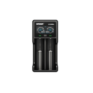 XTAR VC2SL USB LADER VOOR Li-Ion, Ni-MH, Ni-CD