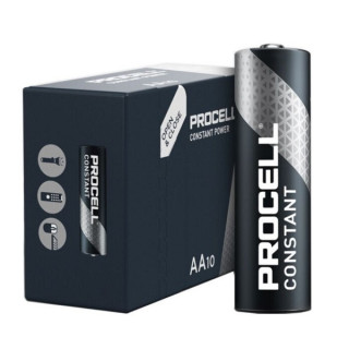 10 PCS PROCELL INDUSTRIAL LR06, MN1500, AA ALKALINE