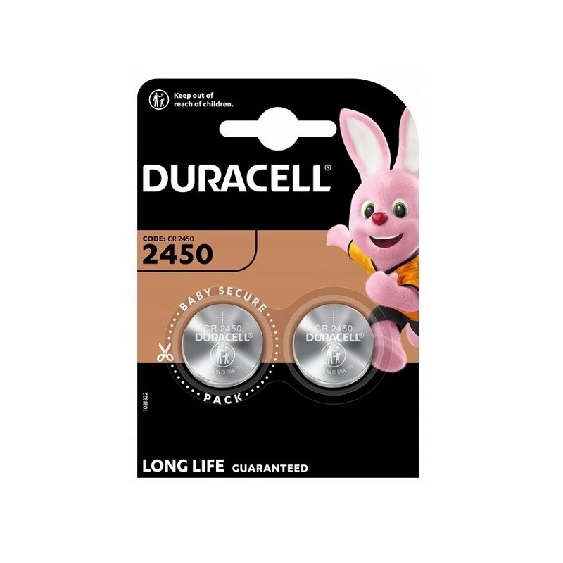 BUTTONCELL LITHIUM DURACELL CR2450