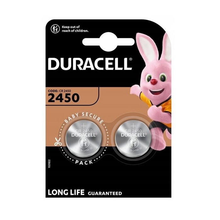 BUTTONCELL LITHIUM DURACELL CR2450