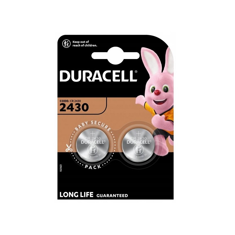 BUTTONCELL LITHIUM DURACELL CR2430
