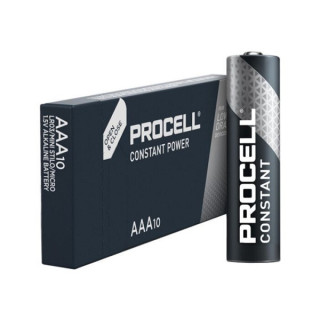 10 PCS PROCELL INDUSTRIAL LR03, MN2400, AAA ALKALINE