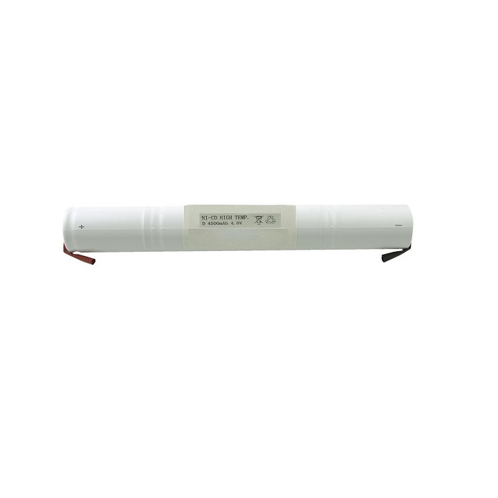 ACCU NOODVERLICHTING,STICK D-cel 4,8V 4500mAh