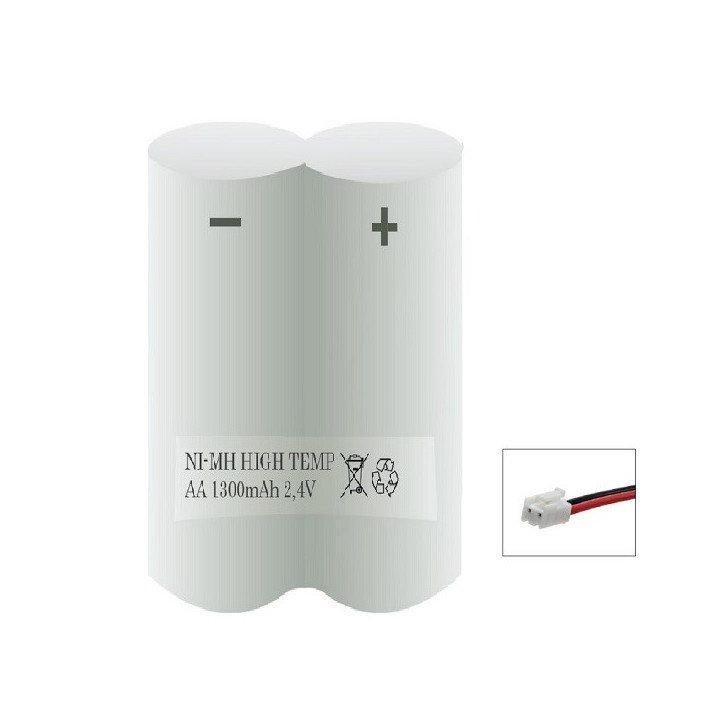 ACCU NOODVERLICHTING,PACK AA 2,4V 1300mAh