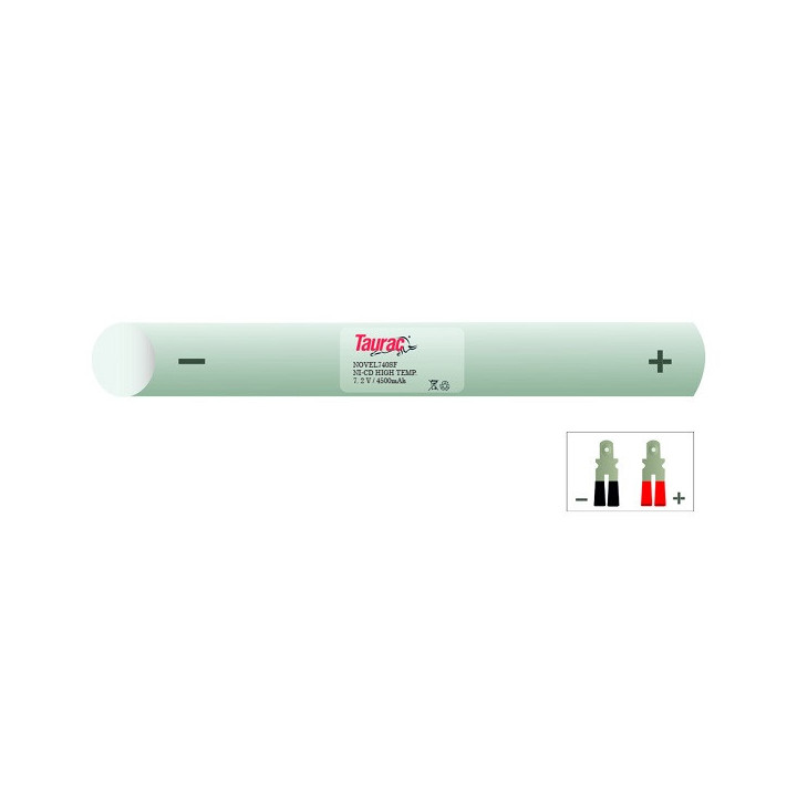 ACCU NOODVERLICHTING,STICK D-cel 6,0V 4500mAh