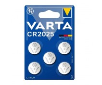 5 PCS BUTTONCELL LITHIUM VARTA CR2025