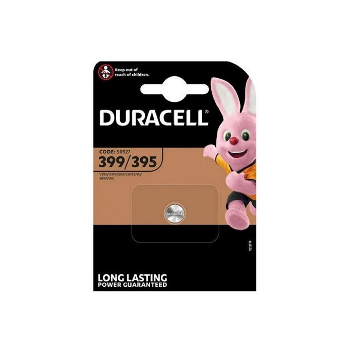 HORLOGEBATTERIJ DURACELL 395, 399, SR57, SR927SW