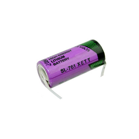 Tadiran SL761/P Lithiumbatterie 3,6V – 2/3 AA Mit Axialem Drahtanschluss, 1350 MAh