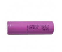 SAMSUNG ICR18650-26J UNPROTECTED 2600mAh