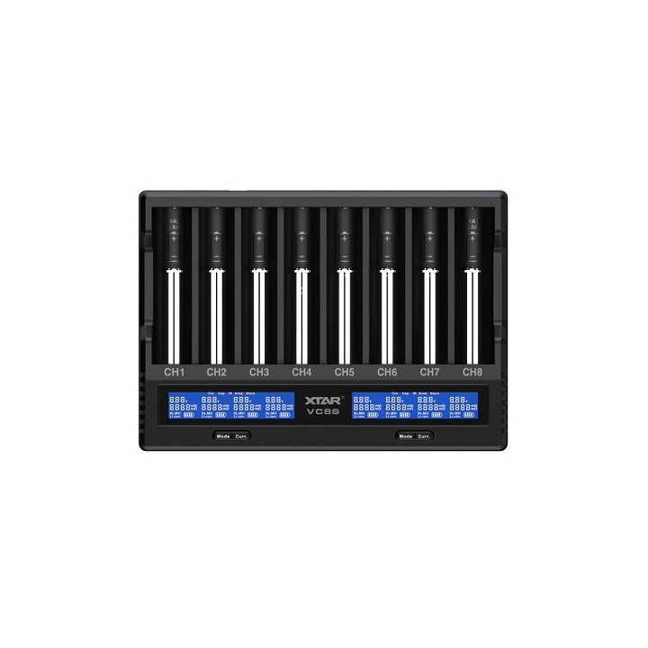 XTAR VC8S USB BATTERYCHARGER Li-ion / NiMH