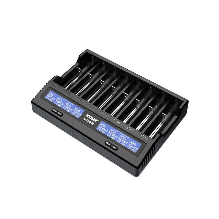 XTAR VC8S USB BATTERYCHARGER Li-ion / NiMH