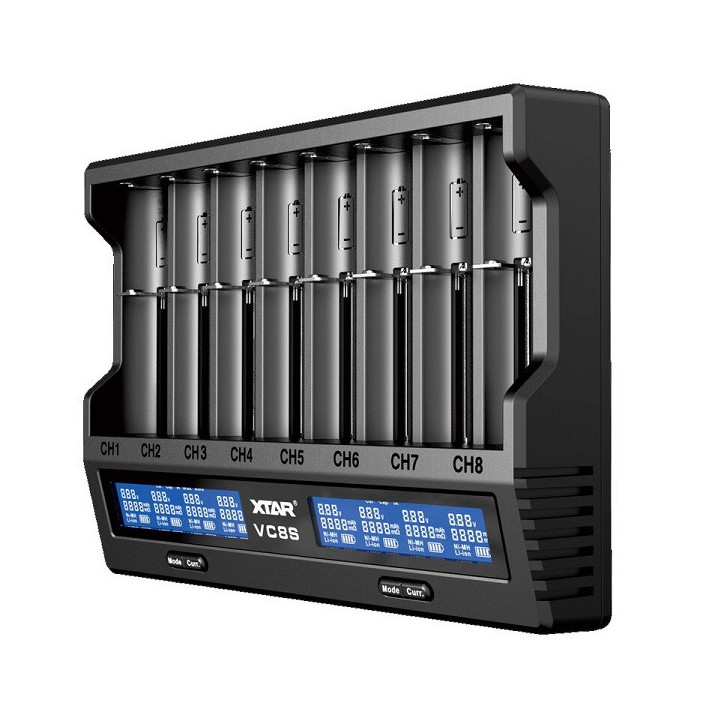 XTAR VC8S USB BATTERYCHARGER Li-ion / NiMH