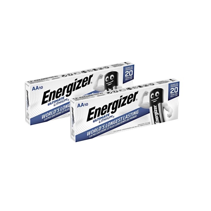 Energizer Ultimate Lithium AA (set of 12) - Battery & charger - LDLC