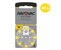 POWERDEAL 160 PIECES RAYOVAC EXTRA 10, PR70 HEARINGAID BATTERIES