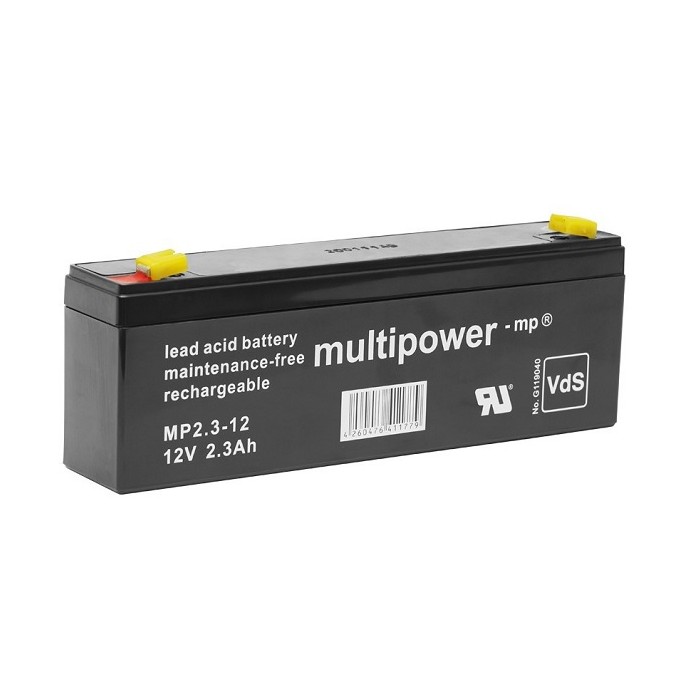 MULTIPOWER MP2.3-12 12VOLT 2,3Ah