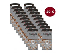POWERDEAL 120 PCS RAYOVAC EXTRA 312, PR41 HEARINGAID BATTERIES