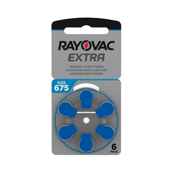 POWERDEAL 72 STUKS RAYOVAC EXTRA 675, PR44 HOORBATTERIJEN