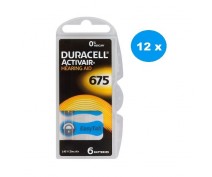 POWERDEAL 72 STUKS DURACELL ACTIVE AIR 675, PR44 HOORBATTERIJEN