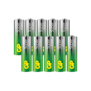 10 PCS GP 15AS, LR06, AA SUPER ALKALINE