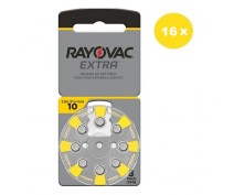 POWERDEAL 128 STUKS RAYOVAC EXTRA 10, PR70 HOORBATTERIJEN