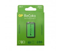 GP 20R8H RECYKO OPLAADBAAR 9VOLT 200 mAh