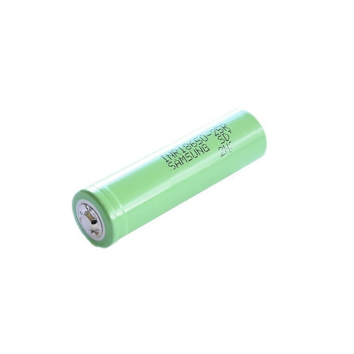 SAMSUNG INR18650-25R UNPROTECTED BUTTON TOP 