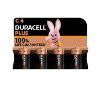 4 PCS DURACELL MN1300, LR20, D PLUS ALK.