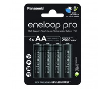 4 PIECES ENELOOP PRO RECHARGEABLE AA 2500mAh