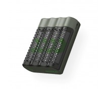 GP M451 USB CHARGER INC. 4 x AA 2600 RECYKO