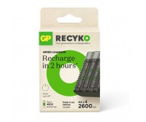 GP M451 USB CHARGER INC. 4 x AA 2600 RECYKO