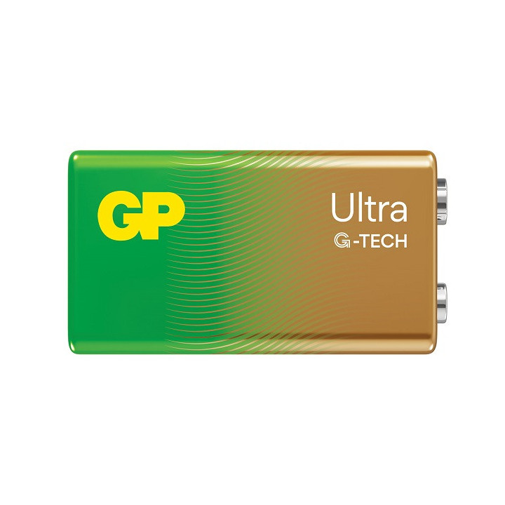 GP 1604AU, 6LR61, 9V. ULTRA ALKALINE
