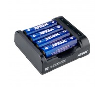 XTAR L4 LADER INCL. 4xAA 2500 Li-ION 1,5V