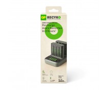 GP M451 USB CHARGER INC. 8 x AA 2600 RECYKO DOCKINGSTATION