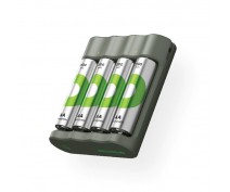 GP B441 USB LADER INCL. 4 x AA 2100 RECYKO