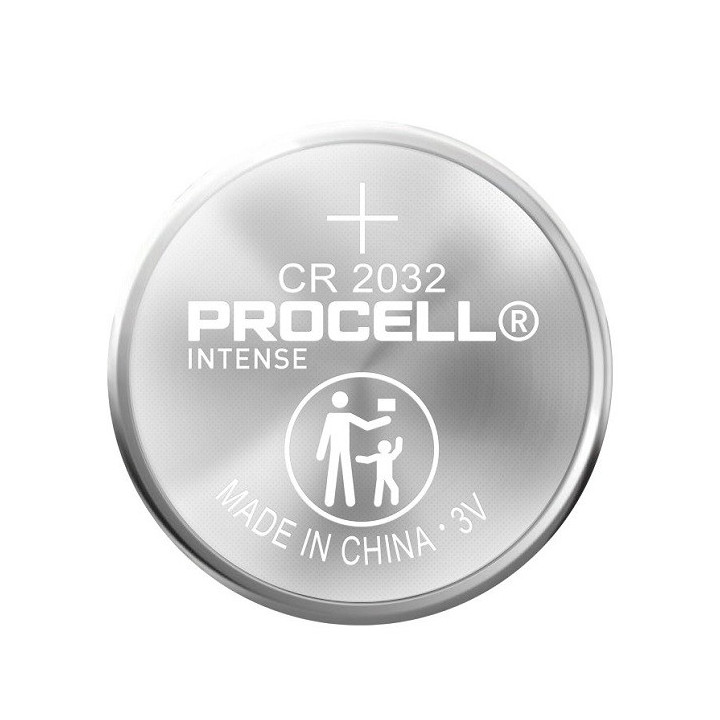 5 PCS BUTTONCELL LITHIUM PROCELL CR2032