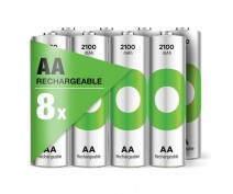 8 STUKS OPLAADBAAR GP RECYKO AA 2100