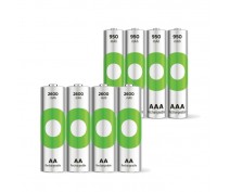 POWERDEAL GP RECYKO 4x AA 2700+4x AAA 1000